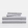 300 Thread Count 100% Cotton 4 Piece Solid Sheet Set Sateen Weave - King