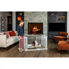 8 Panel Double Door Super Wide 2-in-1 Configurable Metal Safety Gate