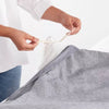 Cotton Linen Chambray Duvet Cover & Sham Set - King