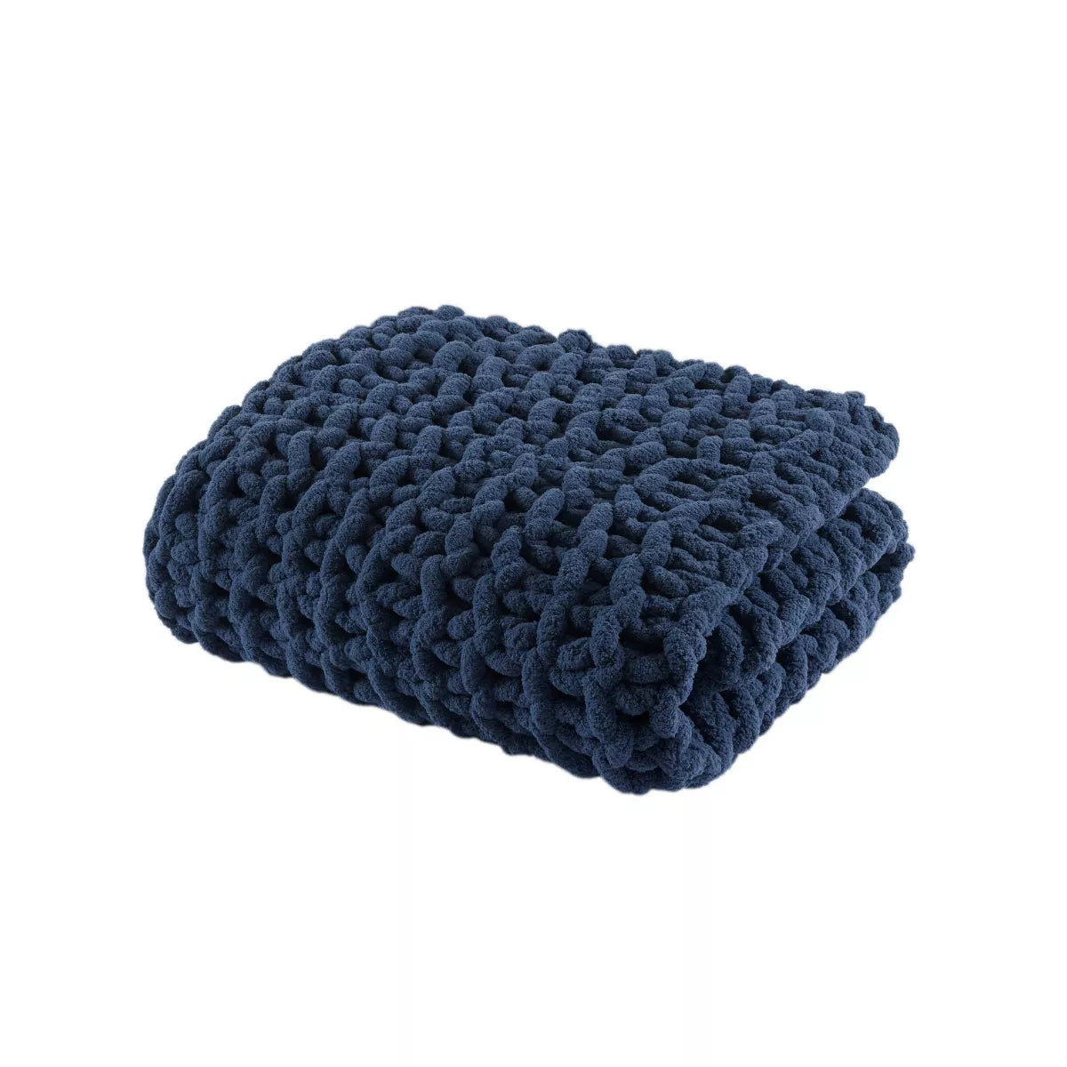 50"x60" Chenille Chunky Knit Throw Blanket - Madison Park - SHOWROOM ITEM 