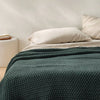Chunky Knit Bed Blanket - Full/Queen