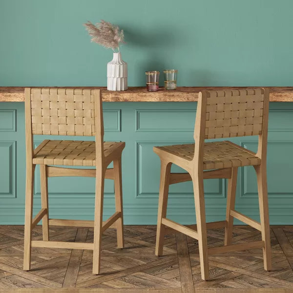 Ceylon Woven Counter Height Barstool