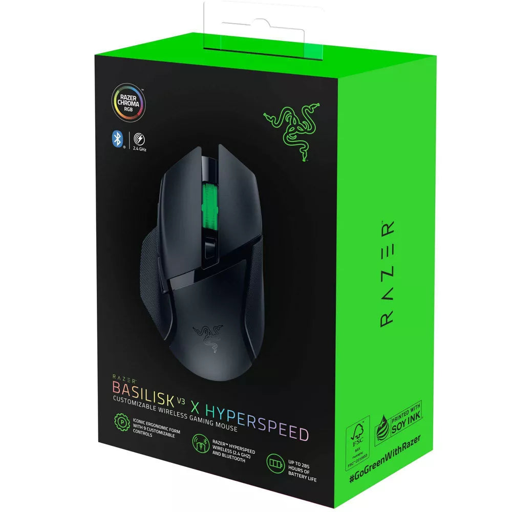 Razer Basilisk V3 X HyperSpeed Gaming Mouse – Salvage & Co Indy