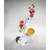 Quick-Prep Single-Speed Hand Blender - White: Immersion Blender, Stainless Steel