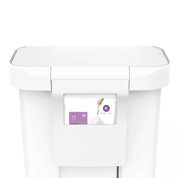 Rectangular Liner Rim Plastic Step Trash Can