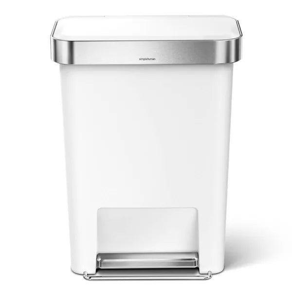 Rectangular Liner Rim Plastic Step Trash Can