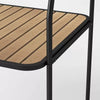 Rectangle A-Frame Pergola Outdoor Patio Dining Table Black