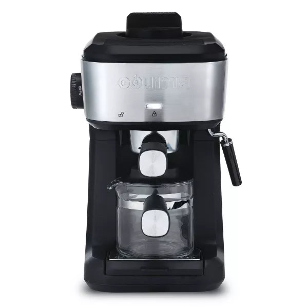 4-Shot Steam Espresso, Cappuccino, and Latte Maker with Frothing Wand Electric
