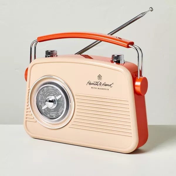 Retro Portable AM/FM Bluetooth Radio