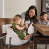 Baby Base 2-in-1 Booster Feeding and Floor Seat with Self-Storing Tray