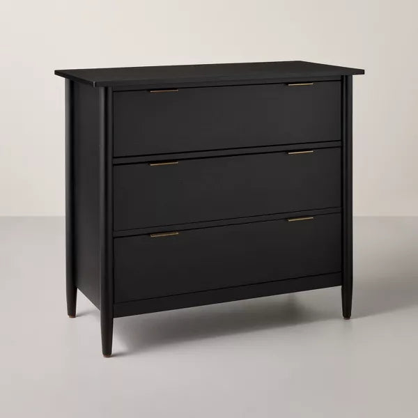 3 Drawer Modern Wood Dresser