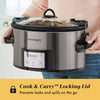 Cook & Carry Programmable Easy-Clean Slow Cooker Stainless Steel
