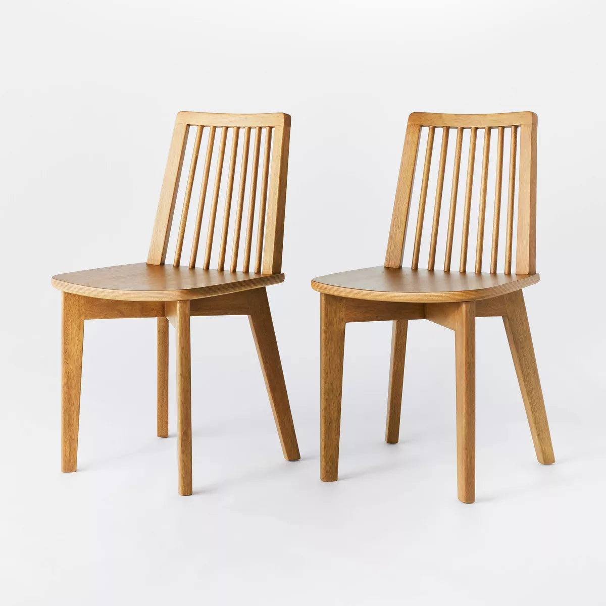 2pk Linden Modified Windsor Wood Dining Chair