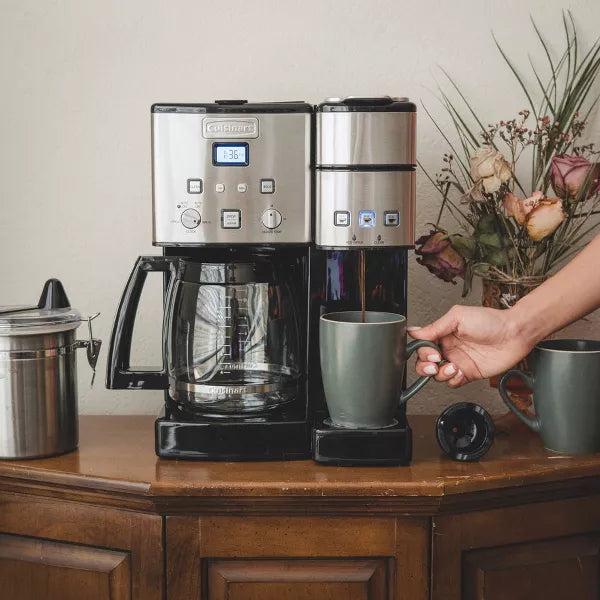 Coffee Center 12 Cup Coffeemaker and Single-Serve Brewer -  Best Combo Coffee Maker, LCD Display