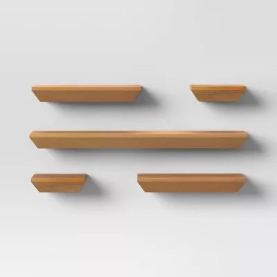 5pc Wedge Shelves
