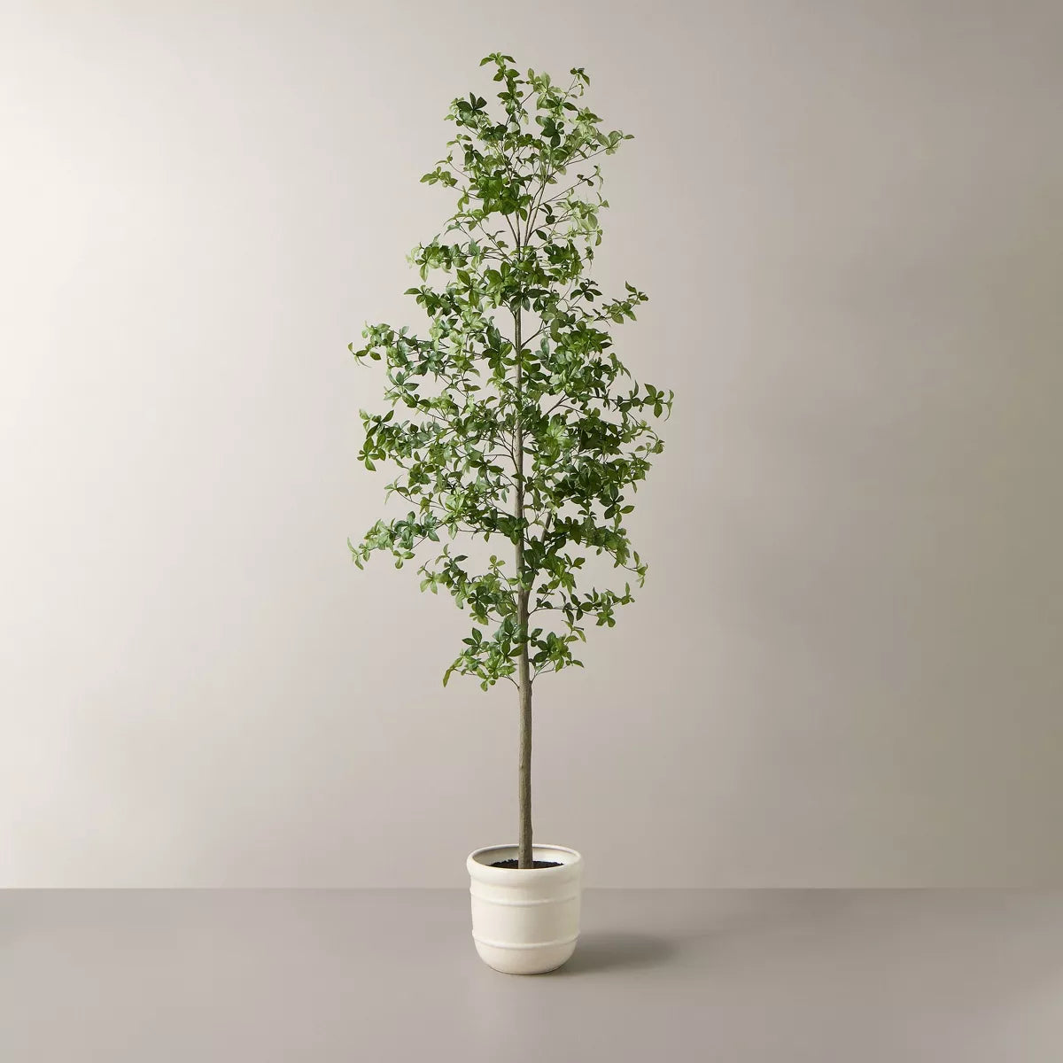 Faux Gypsophila Leaf Potted Tree