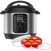 Pressure Cooker Bundle: Stainless Steel, Rice & Multi Cooker, Locking Lid, Black