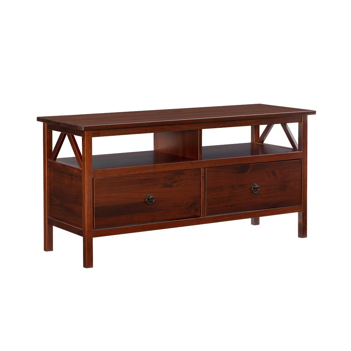 Titian Rustic TV Stand - Brown SHOWROOM ITEM