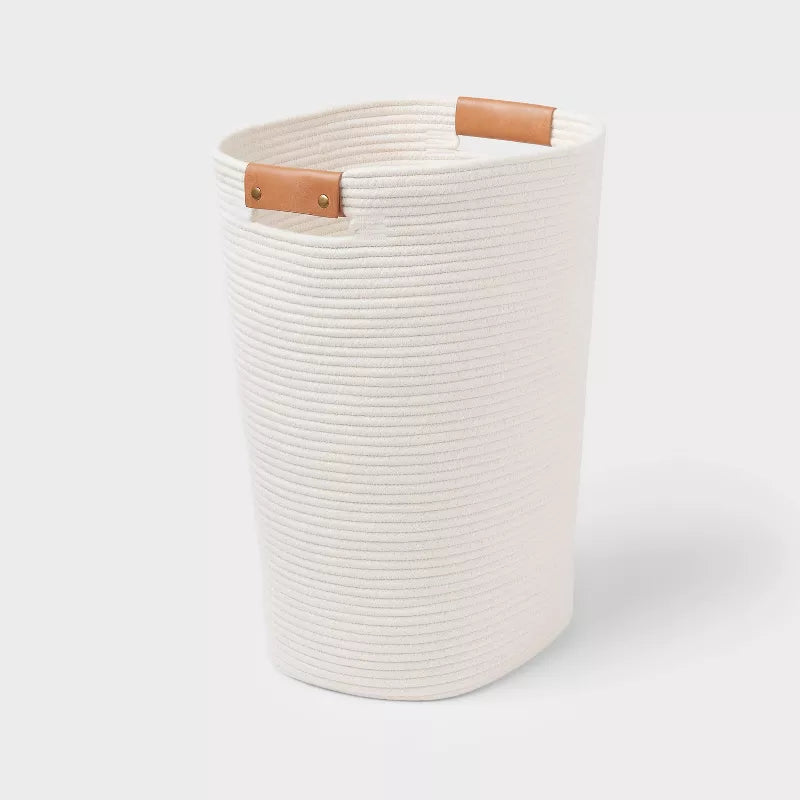 Coiled Rope Laundry Hamper