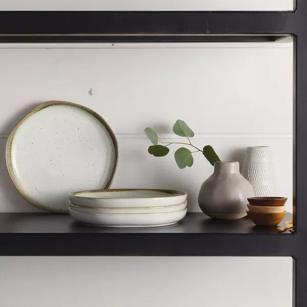 Stoneware Reactive Glaze Salad Plate