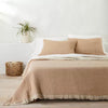 Reversible Textured Cotton Chambray Coverlet - Full/Queen
