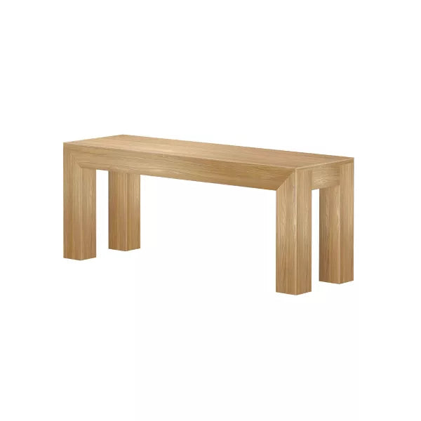 Modern Dining Bench, Solid Wood Bench for Dining Table