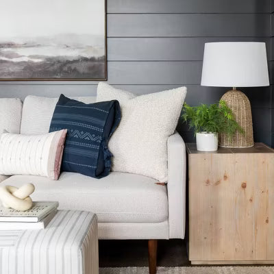 Dreary Abstract Landscape Framed Wall Canvas