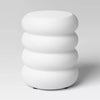 Irregular Liana Outdoor Patio Accent Table White - Threshold™ Showroom Item