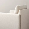 Boucle Upholstered Swivel Arm Chair