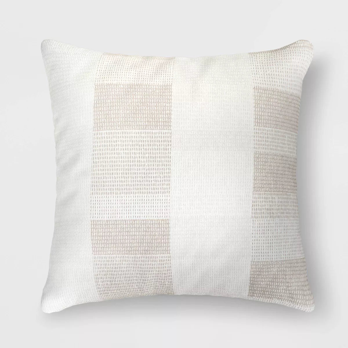 Oversized Woven Linework Square Throw Pillow