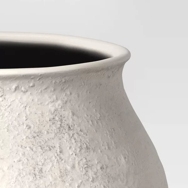 Sun Bleached Composite Indoor Outdoor Planter Pot Cream