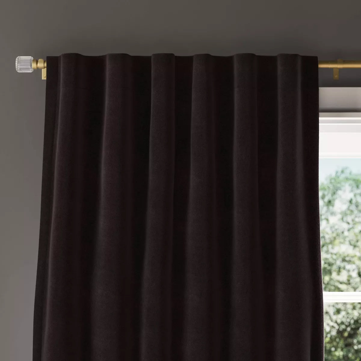 2pk Blackout Velvet Curtain Panels