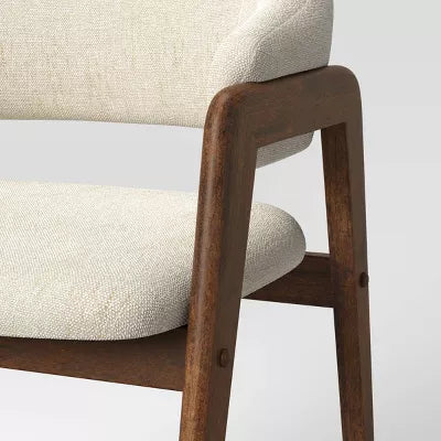 Ingleside Open Back Upholstered Wood Frame Dining Chair