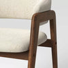 Ingleside Open Back Upholstered Wood Frame Dining Chair