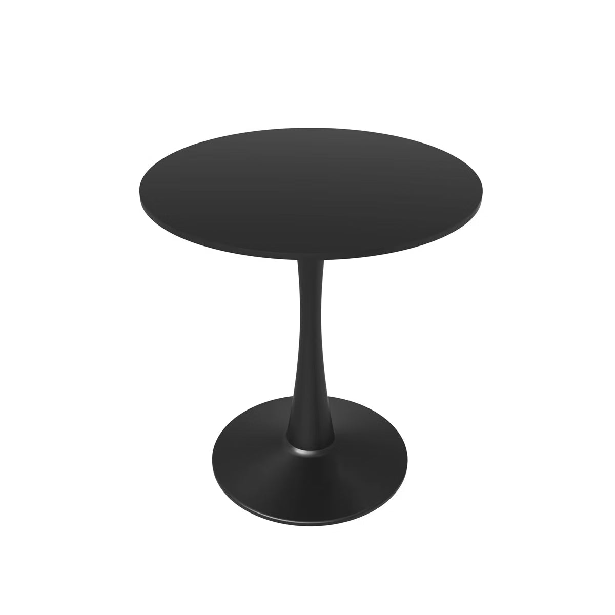 Bristol Round Dining Table Sturdy Steel Black Pedestal Base