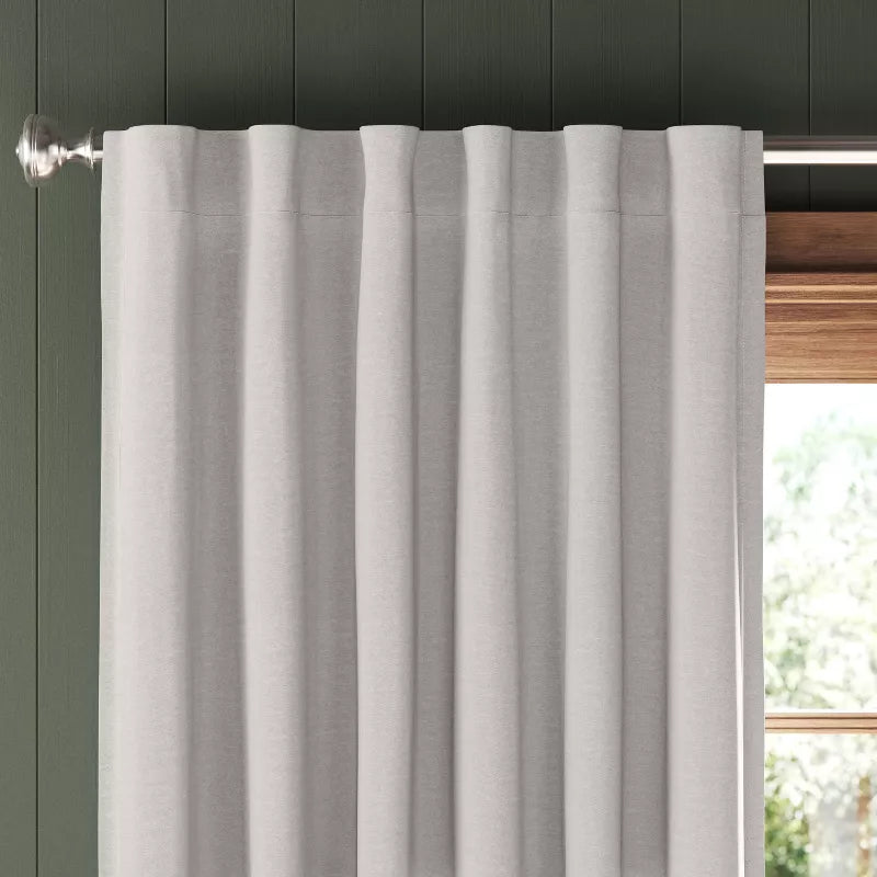 Blackout Velvet Window Curtain Panel