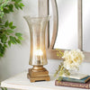 Glass Accent Lamp Uplight Set of 2 Gold