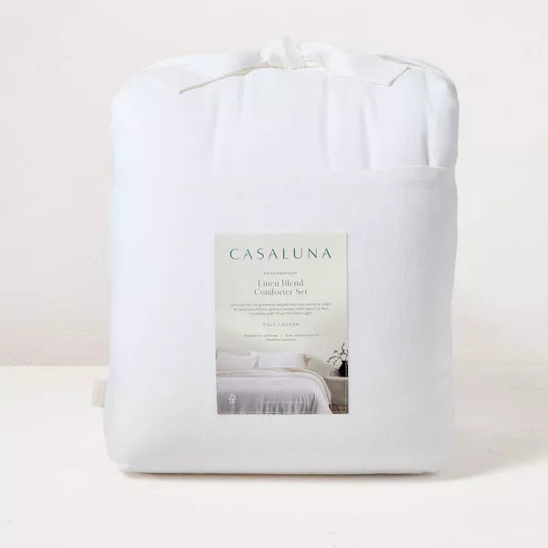 Heavyweight Linen Blend Comforter - King/California King