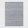 Neutral Moroccan Rectangular Woven Indoor Outdoor Rug