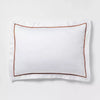 3pc Luxe Embroidered Border Duvet Cover and Sham Set King