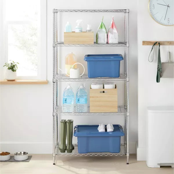 5 Tier Wire Shelving