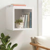 Modular Shelf Component, MDF Floating Bookcase, Space Saver
