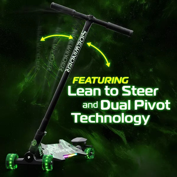 SideWinder Kick Scooter - Green