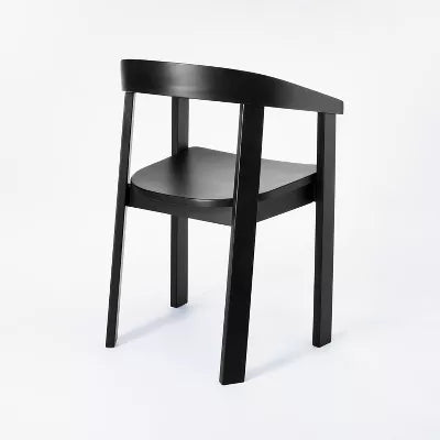 Terra Solid Wood Curved Back Counter Stool