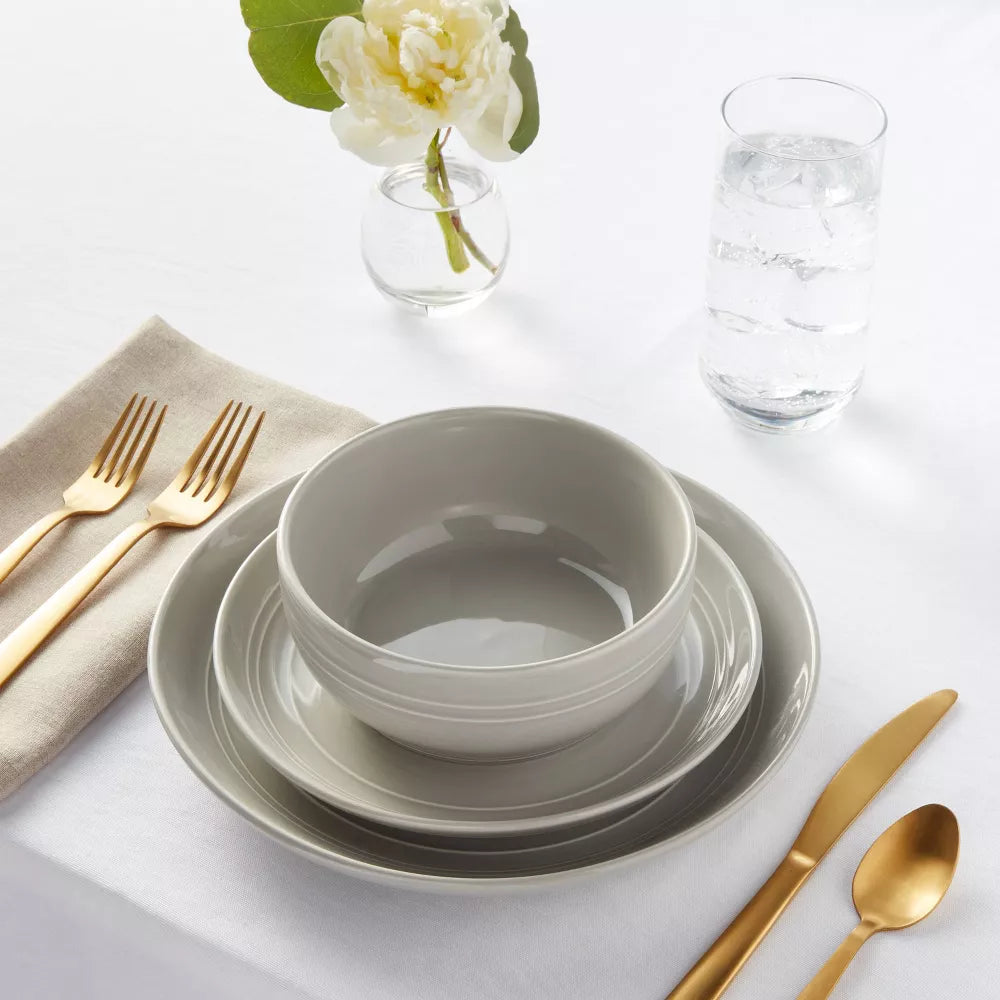 12pc Stoneware Westfield Dinnerware Set (no further discounts)