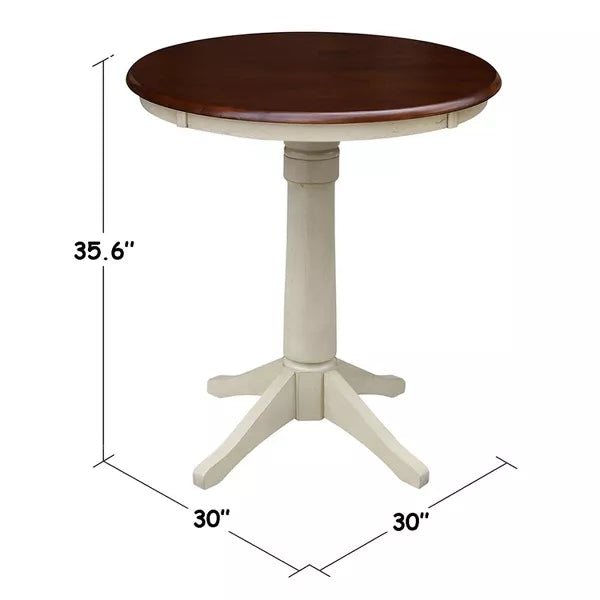 Table Base, Antiqued Almond