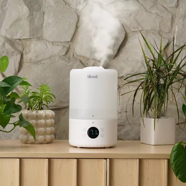 Dual Smart Top Fill Humidifier: Cool Mist, Ultrasonic, No Filter, Bedroom & Baby