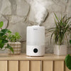 Dual Smart Top Fill Humidifier: Cool Mist, Ultrasonic, No Filter, Bedroom & Baby