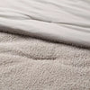 3pc Full/Queen Traditional Cozy Chenille Comforter and Sham Set Gray