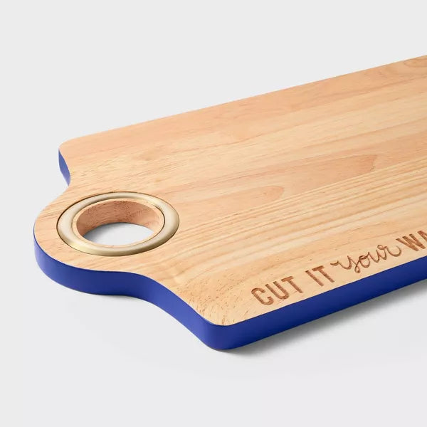 Wood Cutting Board "Cut It Your Way Cause It's Your Business"